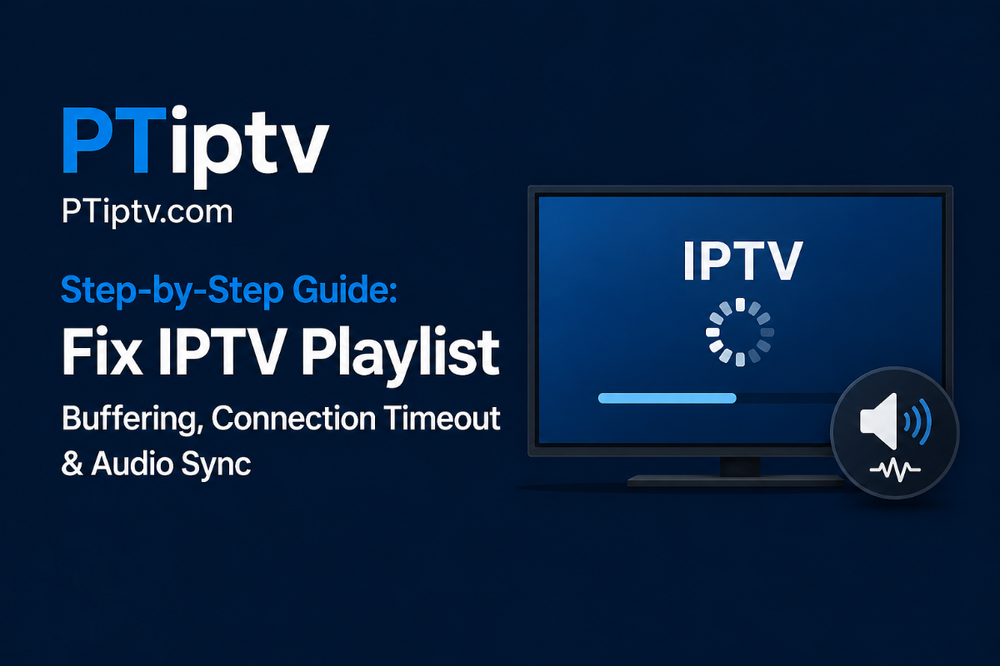 Step-by-Step Guide: Fix IPTV Playlist Buffering, Connection Timeout & Audio Sync