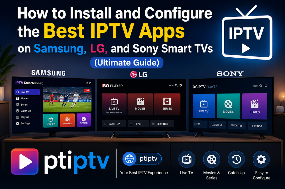 How to Install and Configure the Best IPTV Apps on Samsung, LG, and Sony Smart TVs (Ultimate Guide)