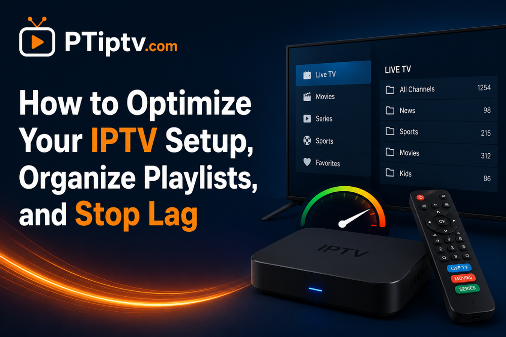 How to Optimize Your IPTV Setup, Organize Playlists, and Stop Lag