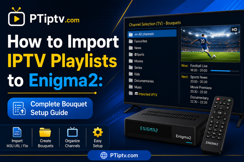 How to Import IPTV Playlists to Enigma2: Complete Bouquet Setup Guide