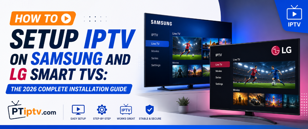 How to Setup IPTV on Samsung and LG Smart TVs: The 2026 Complete Installation Guide