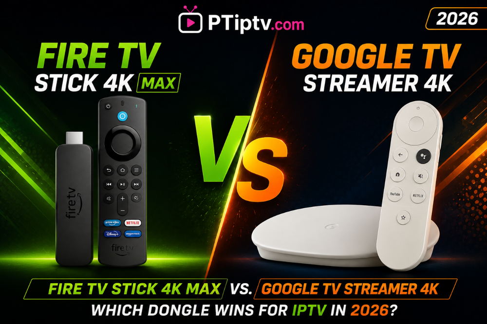 Fire TV Stick 4K Max vs. Google TV Streamer 4K: Which Dongle Wins for IPTV in 2026?