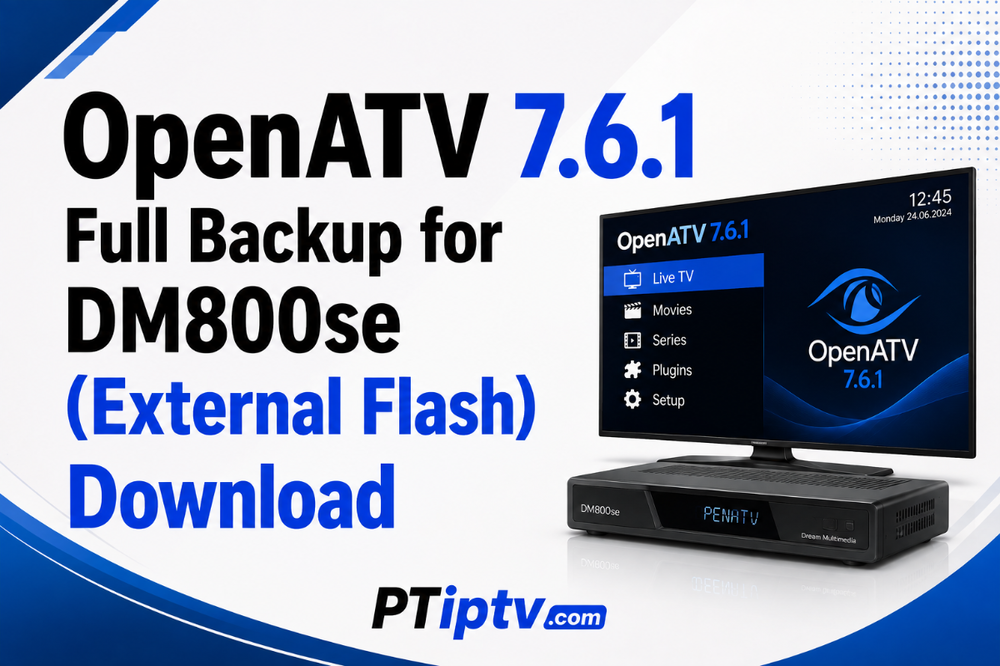 OpenATV 7.6.1 Full Backup for DM800se (External Flash) Download